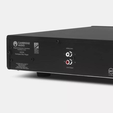Cambridge Audio AXC25 CD Player rear details