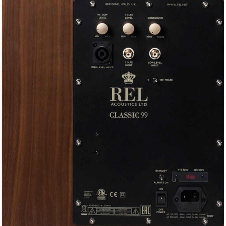REL Classic 99 Subwoofer  rear ports