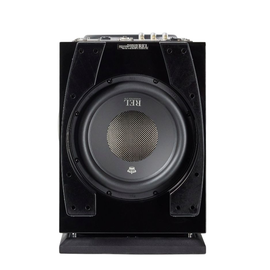 REL 212 Black Label Subwoofer bottom