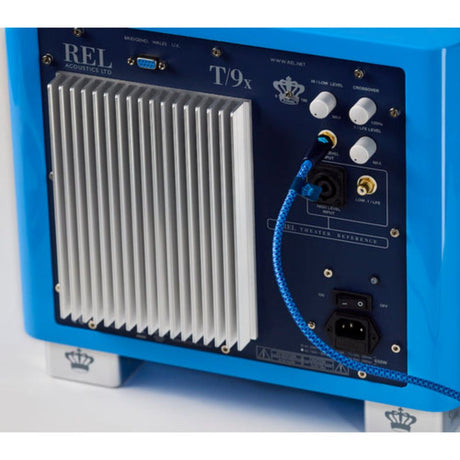 REL T/9x Special Edition Subwoofer French Racing Blue back