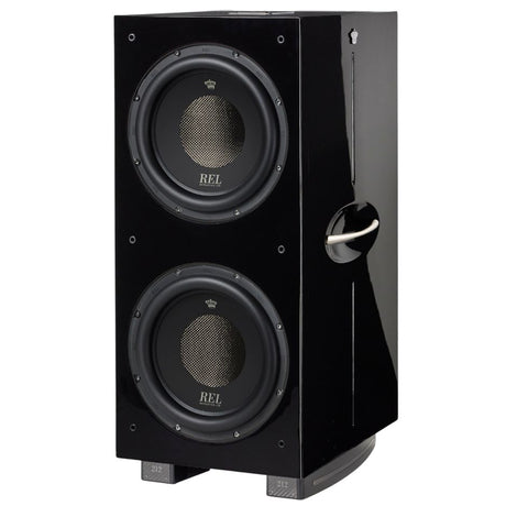 REL 212 Black Label Subwoofer front