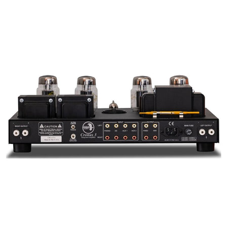 Rogue Audio Cronus Dark Integrated Amplifier black rear