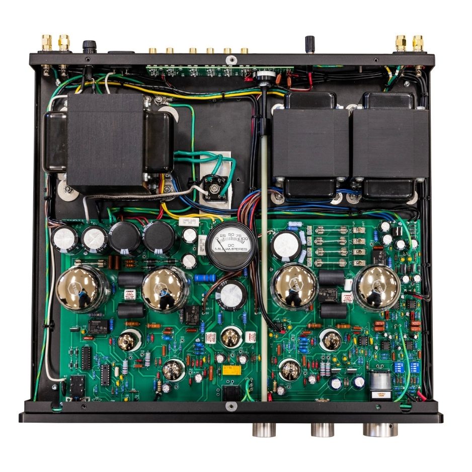 Rogue Audio Cronus Dark Integrated Amplifier inside