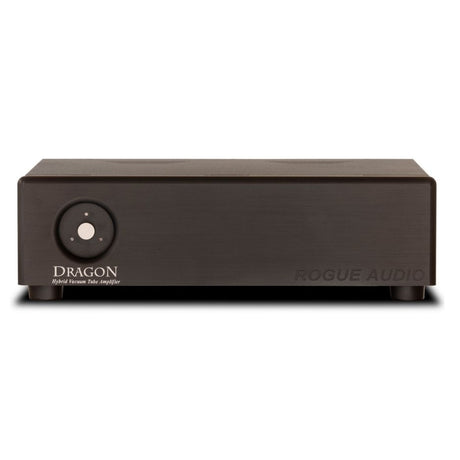 Rogue Audio DragoN Power Amplifer black front