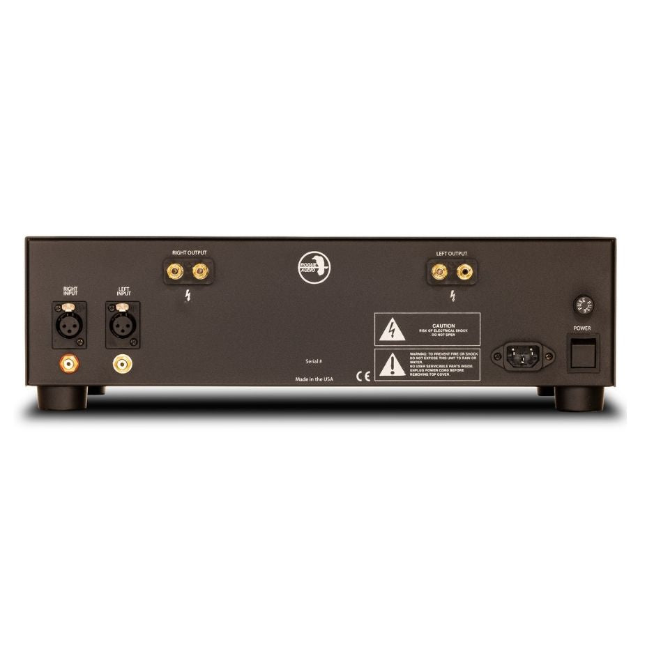 Rogue Audio DragoN Power Amplifer black rear