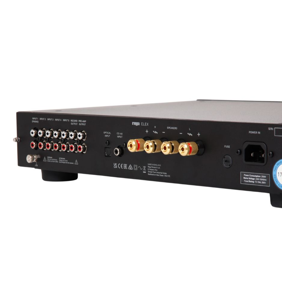 Rega Elex MK4 Integrated Amplifier rear