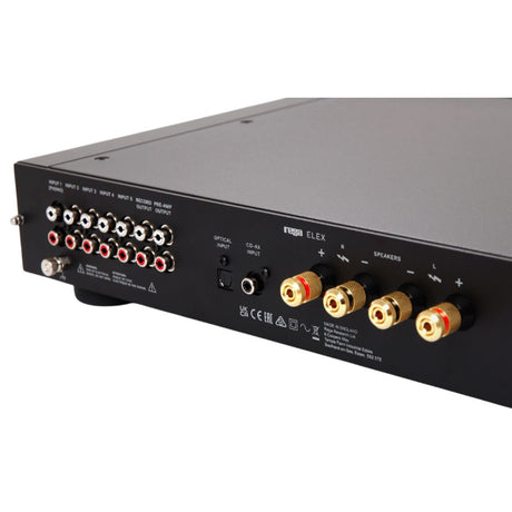 Rega Elex MK4 Integrated Amplifier rear connectors 