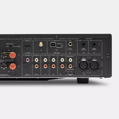 Cambridge Audio EXA100 Integrated Stereo Amplifier rear details