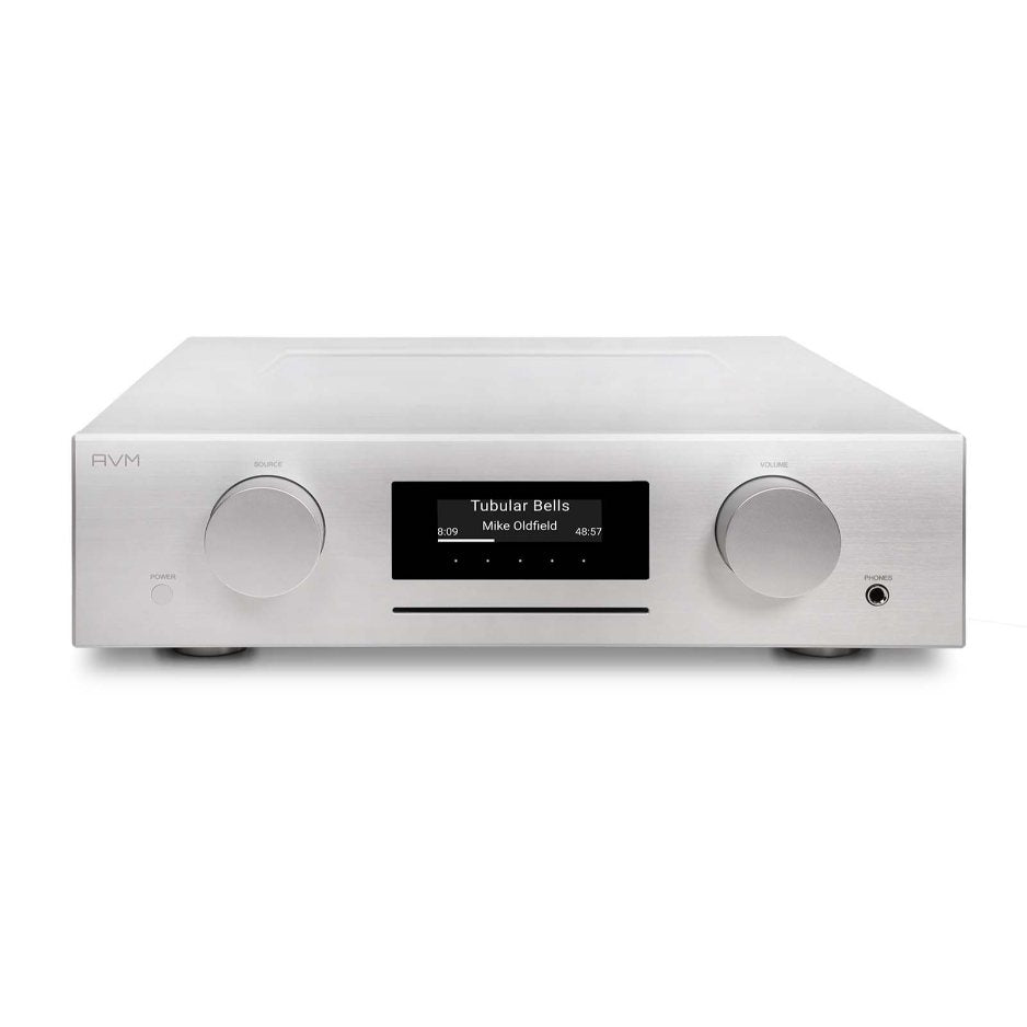 AVM Evolution CS 5.3 Streaming CD Receiver silver front above