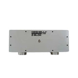 Geshelli Labs Z-Blok Mono Amplifier  Curly Maple/Silver Front View