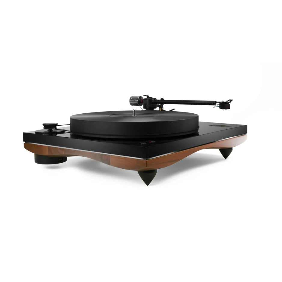 Gold Note Giglio Turntable Italian Walnut Side View