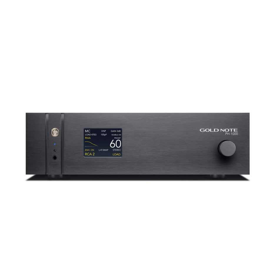 Gold Note PH-1000 Phono Stage Black Front