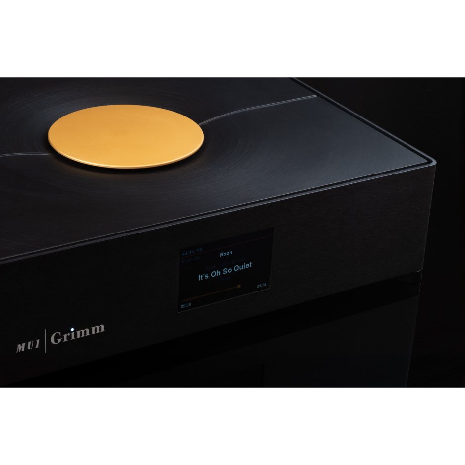 Grimm Audio MU1 Music Streamer front angled 