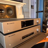 Cambridge Audio CXN100 network player and CXA81 amplifier in system with Perlisten speakers