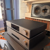 Cambridge Audio CXA81 Mk II three-quarter view showing front panel and controls