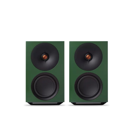 Cambridge Audio L/R M Versatile active stereo streaming speakers green front