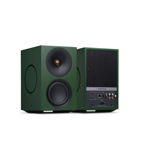 Cambridge Audio L/R M Versatile active stereo streaming speakers green