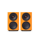 Cambridge Audio L/R M Versatile active stereo streaming speakers orange front