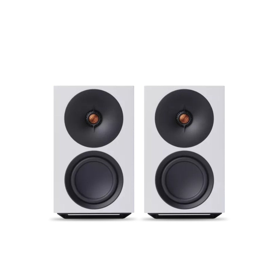Cambridge Audio L/R M Versatile active stereo streaming speakers white front pair