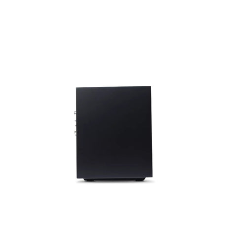 Cambridge Audio L/R S Compact Active Stereo Speaker (Open Box), Black, left side profile