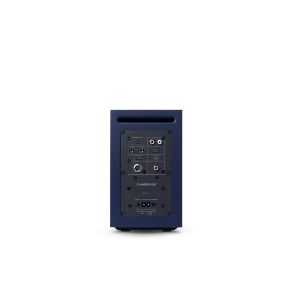 Cambridge Audio L/R S Compact Active Stereo Speakers Blue Open Box