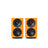 Cambridge Audio L/R S Compact active stereo speakers orange front pair