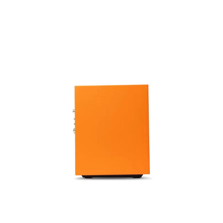 Cambridge Audio L/R S Compact active stereo speakers orange side