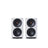 Cambridge Audio L/R S Compact active stereo speakers white pair