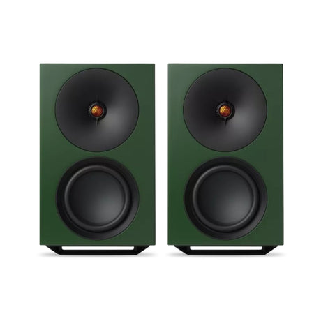 Cambridge Audio L/R X Advanced active stereo streaming speakers green 