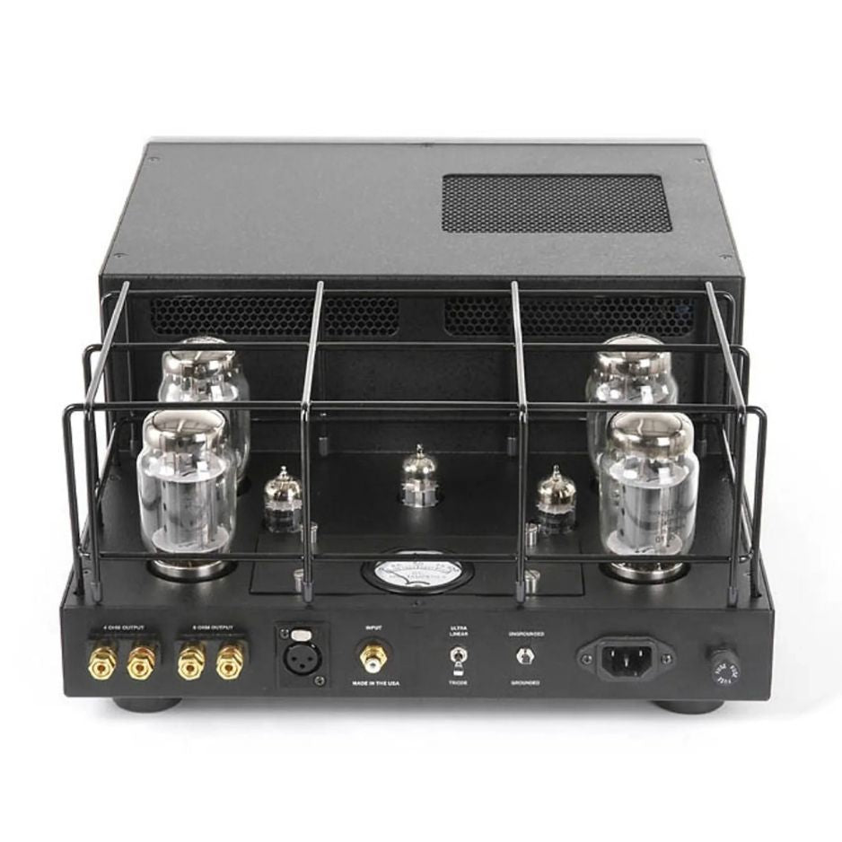 Rogue Audio M-180 Dark Monoblock Amplifiers Per Pair black rear