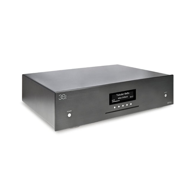 AVM MP 30.3 Streaming Media Player, Black, three-quarter view facing right