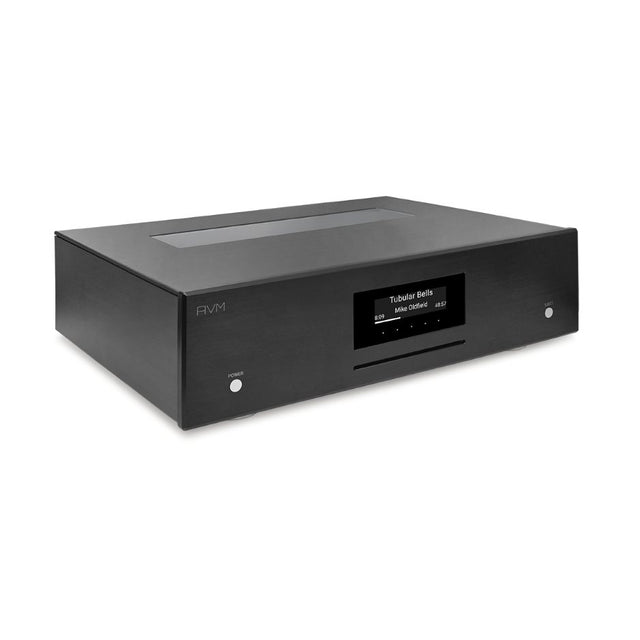 AVM Evolution MP 5.3 Streaming Media Player, Black, left three-quarter view