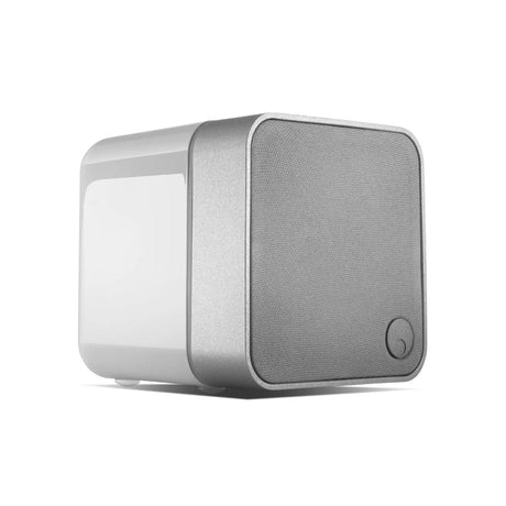 Cambridge Audio MINX MIN12 Compact Speaker (Open Box), White, three-quarter view facing right