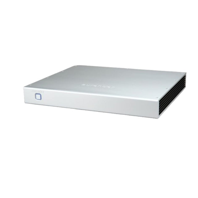 Aurender NH-10 Network Hub silver front perspective view
