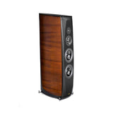 Opera Grand Callas Loudspeaker Mohagany diagonal view on white