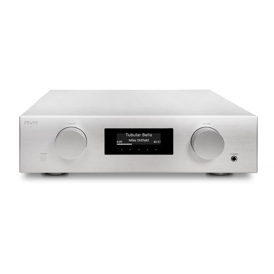 AVM PAS 3.3 Streaming Preamplifier silver front over