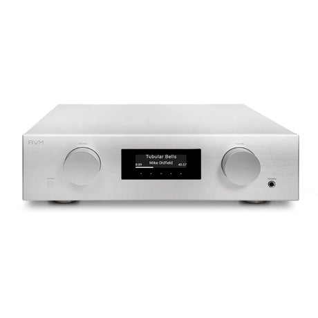 AVM PAS 3.3 Streaming Preamplifier silver front over