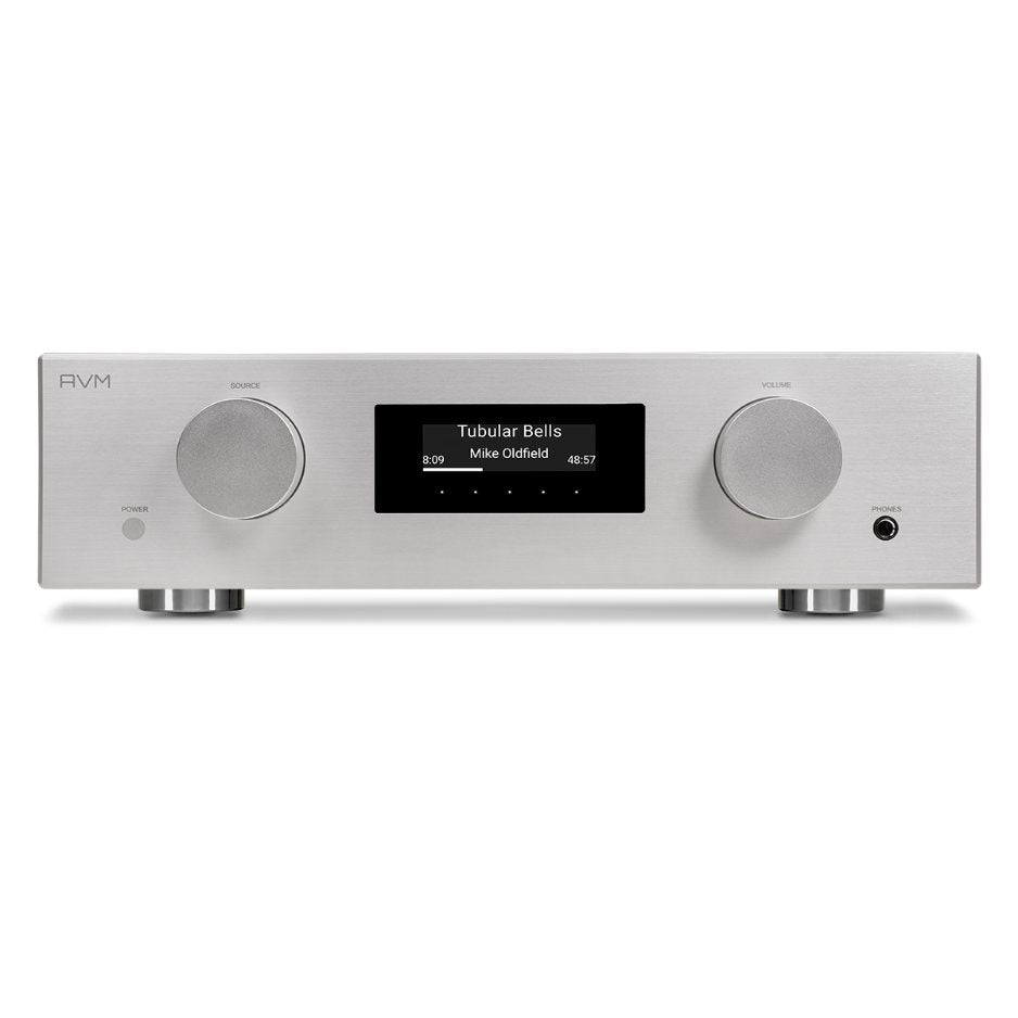 AVM PAS 5.3 Streaming Preamplifier silver front