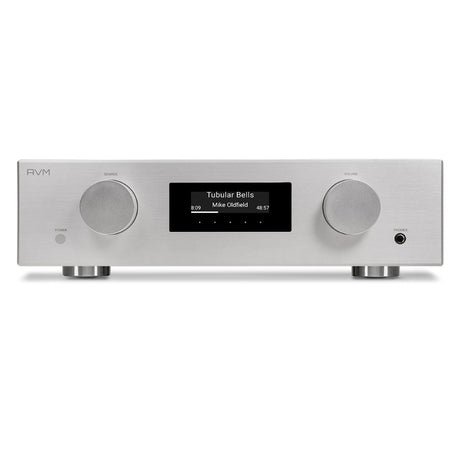 AVM PAS 5.3 Streaming Preamplifier silver front