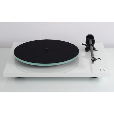 Rega Planar 2 Gloss White Front view