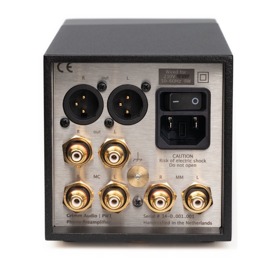 Grimm Audio PW1 Phono Preamplifier back