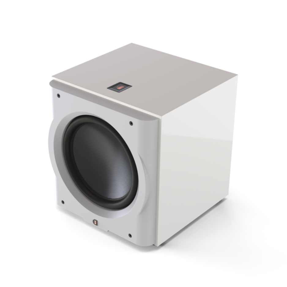 Perlisten D15s Subwoofer White diagonal view top