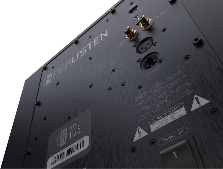 Perlisten R10s Subwoofer Rear View Horizontal