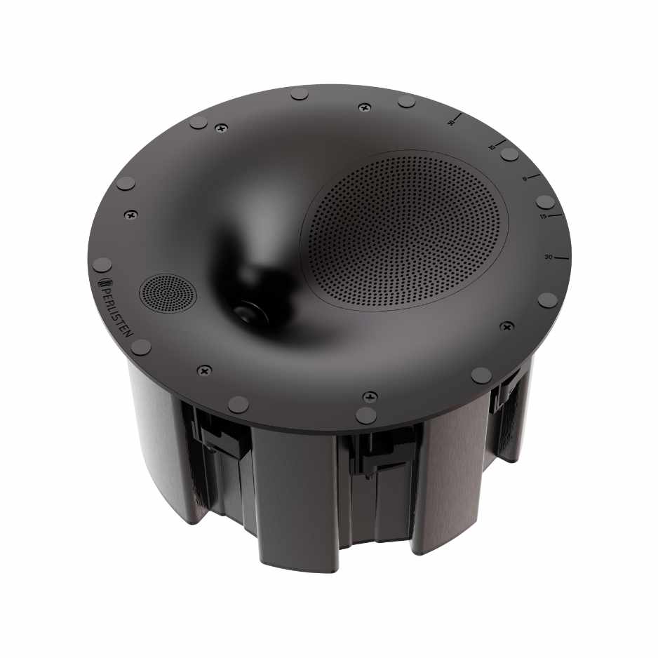 Perlisten R3ic In Ceiling Speaker Slight side view more lighting