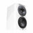Perlisten S4B High Gloss White BookShelf Speaker facing slightly right
