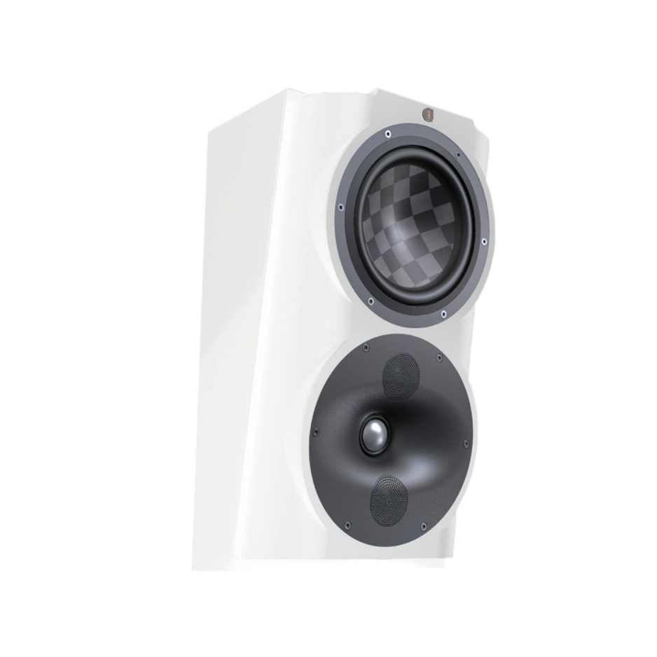 Perlisten S4s Surround Speaker High Gloss White Diagonal Hero