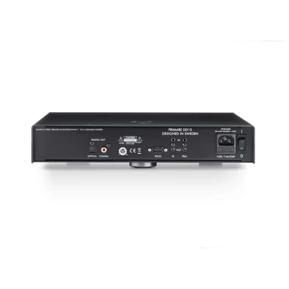 Primare DD15 CD Transport Black rear View