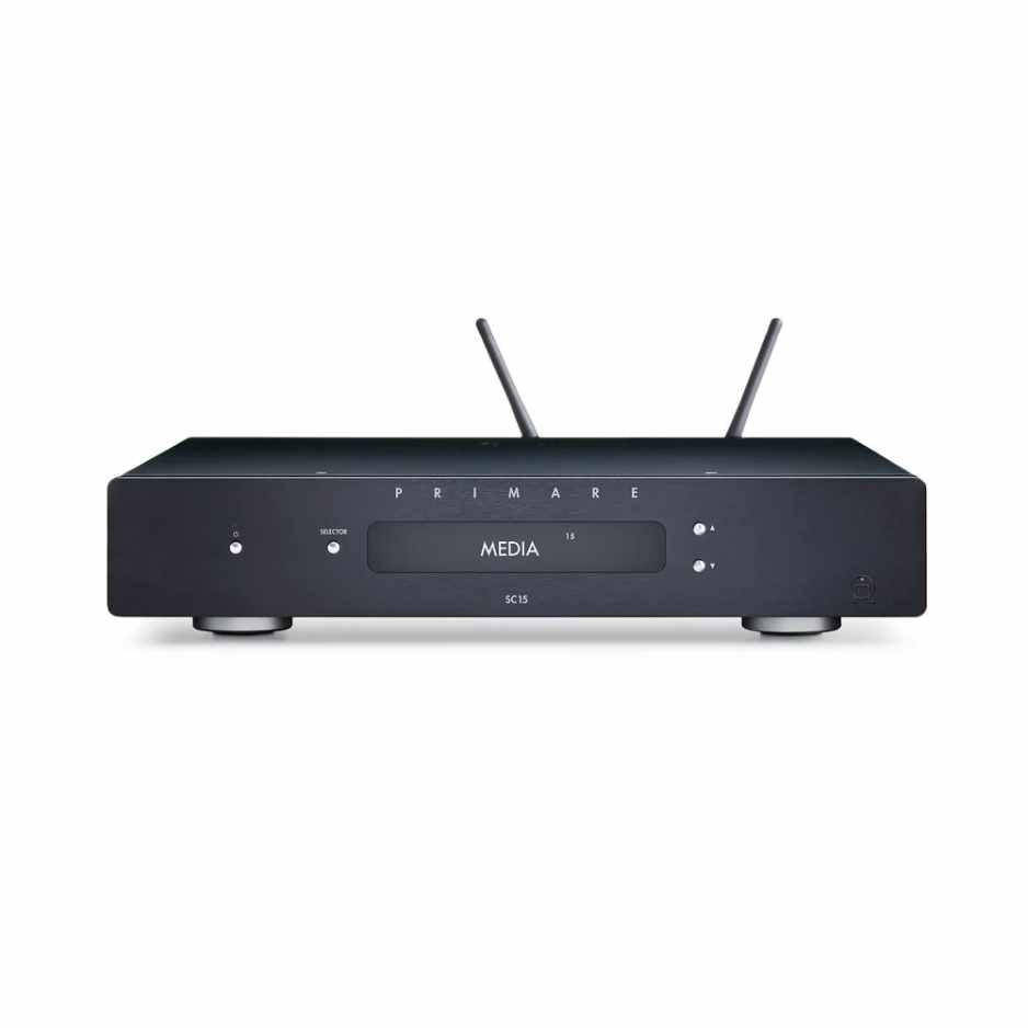 Primare SC15 Prisma MKII Network Player and DAC black front view