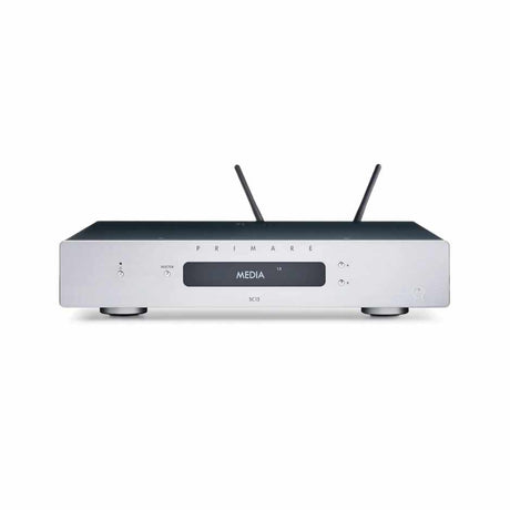 Primare SC15 Prisma MKII Network Player and DAC silver front view