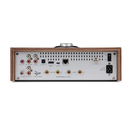 RuarkAudio R610 Music Console fused walnut back